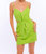 Margarita Cut Out Mini Dress - Green