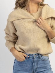 Montclair Double Layer Half-Zip Sweater
