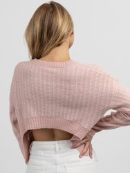 Open Back Sweater