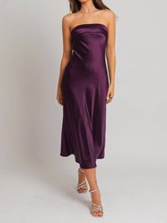 Phoebe Midi Dress - Purple