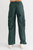 Pleated Sporty Cargo Pants In Green