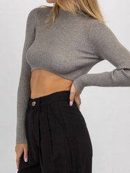 Ribbed Underbust Knit Crop Top