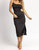 Soft Open Side One-Shoulder Midi Dress