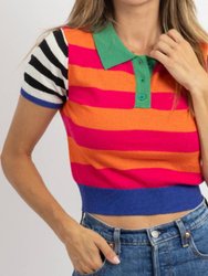 Stace Stripe Knit Top