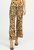 Zebra Wide Leg Pants - Tan