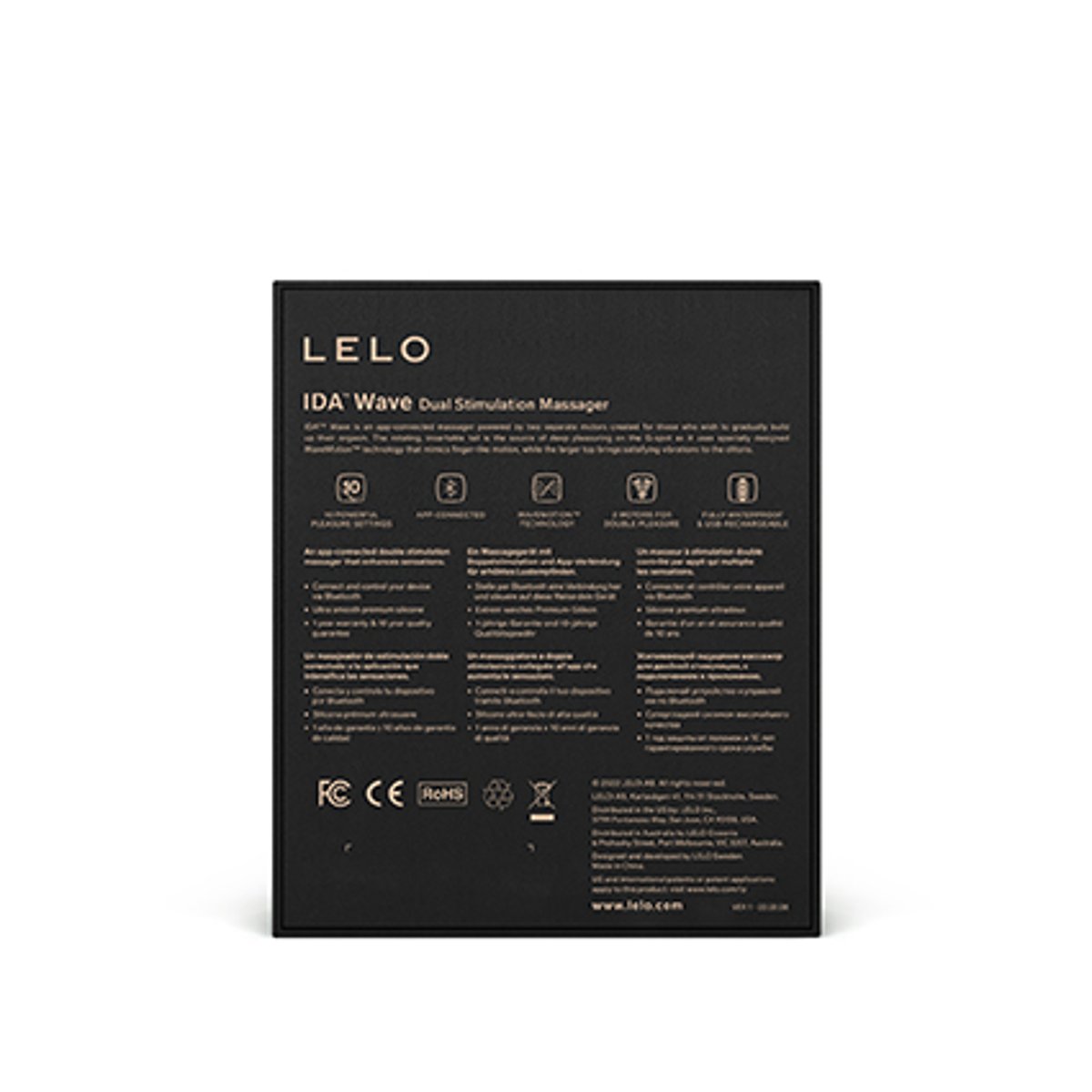 Lelo Ida Wave Powerful Vibrator Stimulator Massager Ultimate Comfort B –  Club X