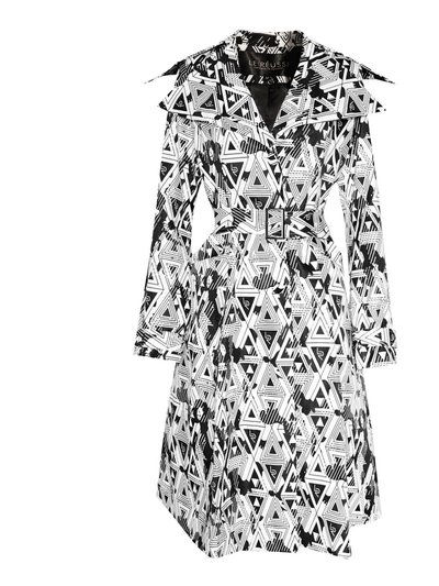 Le Réussi Amour Geometric Long Trench Coat product