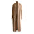 Cashmere Long Coat - Brown