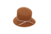Cloche Brown Hat - Brown