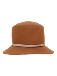 Cloche Brown Hat