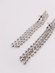 Dazzling Cascade Diamond Earrings