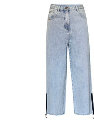 Demi Straight Cut Jeans - White Wash