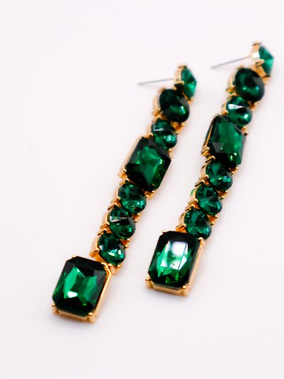 Le Réussi Emerald Cascade Earrings product