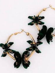 Floral Luxe Hoops