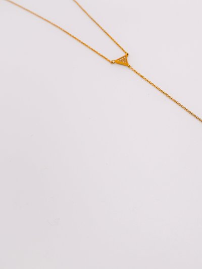 Le Réussi Gilded Triangle Delight Necklace product