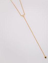 Gilded Triangle Delight Necklace