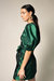 Glimmer Green Wrap Dress