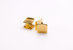 Golden Chic Dots Earrings - Gold