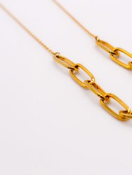 Golden Elegance Chain Necklace - Gold