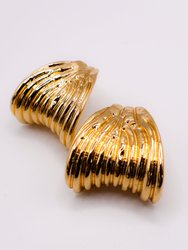 Golden Halo Earrings - Gold