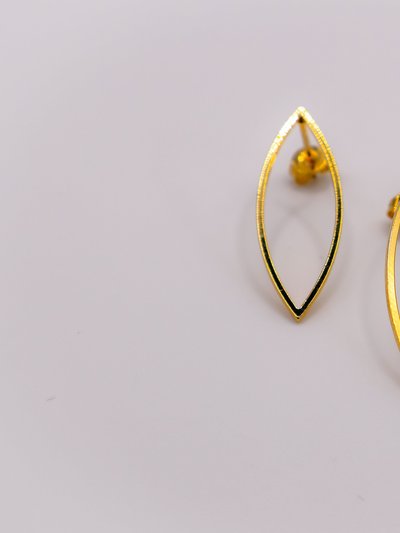 Le Réussi Golden Leaf Elegance Earrings product
