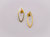 Golden Leaf Elegance Earrings - Gold