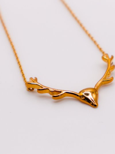 Le Réussi Golden Wilderness Antler Pendant product