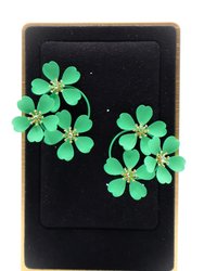 Green Blooms Earrings
