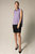 Italian Cotton Purple Sleeveless Shirt