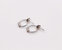 Italian Mini Sterling Silver Hoop Earrings