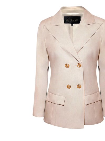 Le Réussi Louise Double-Breasted Wool Blazer product