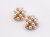 Pearly Floral Elegance Clip-On Earrings