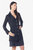 The Grace Long Blazer Dress In Black