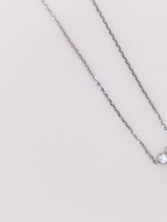 Trinity Diamond Sparkle Necklace - Silver