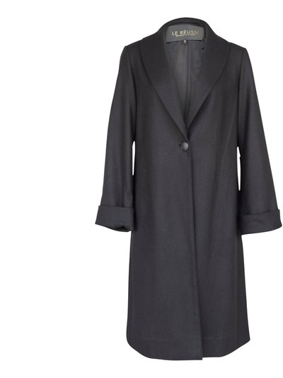 Le Réussi Worsted Flannel Long Trench Coat product