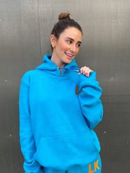 Blue Tulum Hoodie - Blue