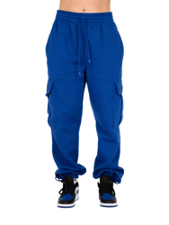 Cobalt Blue Cargo Sweatpants