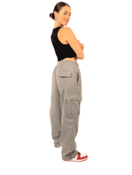 Grey Cargo Sweatpants