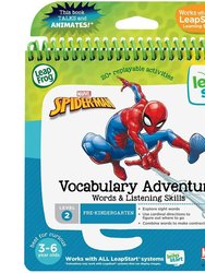 LeapFrog LeapStart Pre-K (Level 2) Marvel’s Spider-Man Vocabulary Adventure Words & Listening Skills Activity Book (English Version)