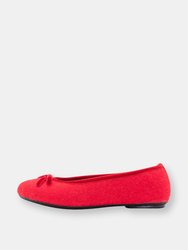 Cinderella Ballet Flat Slipper - Red