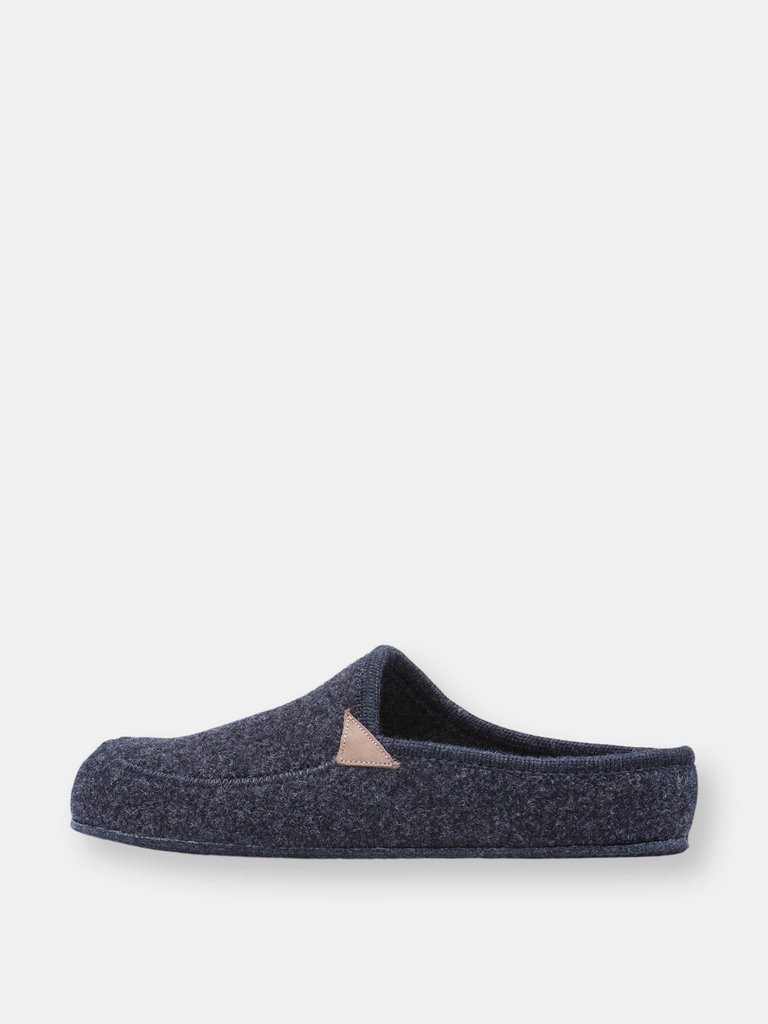 Men's Casies Wool Felt Mule Slipper - Charcoal