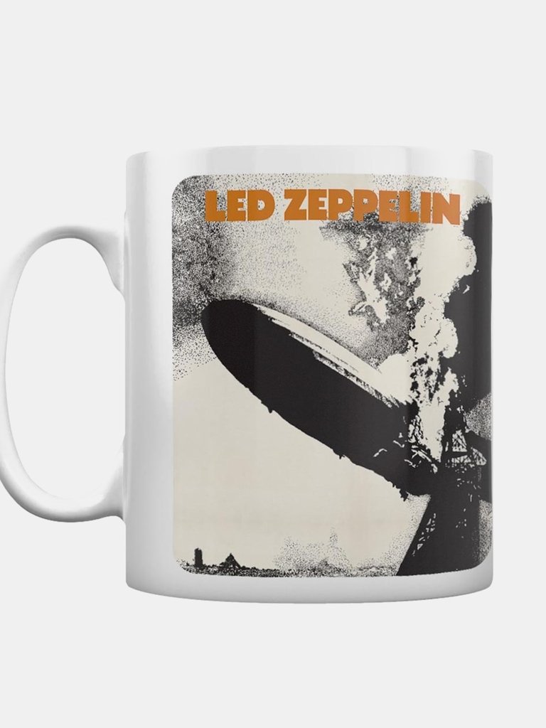 Led Zeppelin I Mug (White/Black) (One Size) - White/Black