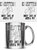 Led Zeppelin Icarus Mug (Black) (One Size) - Black