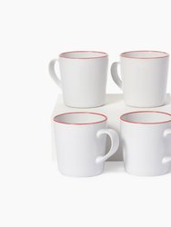 Mug - Set of 4 - Red