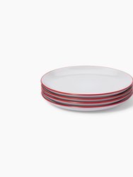 Small Plate - Set of 4 - Red