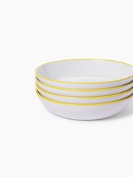 The Leeway Dish - Set Of 4 - Yellow