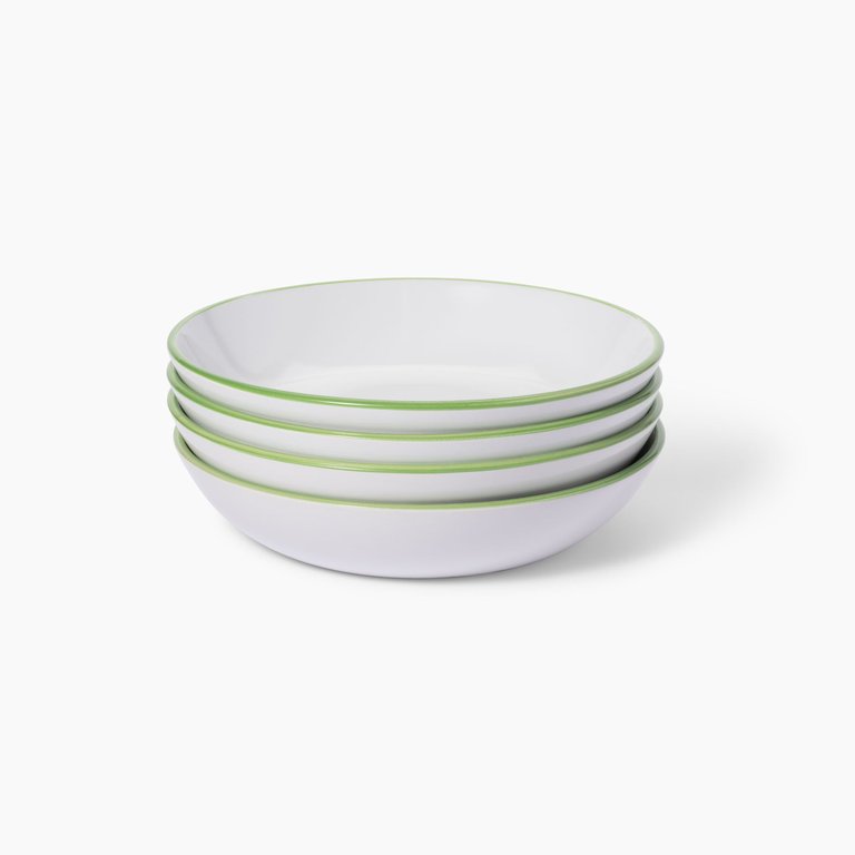 The Leeway Dish - Set Of 4 - Green