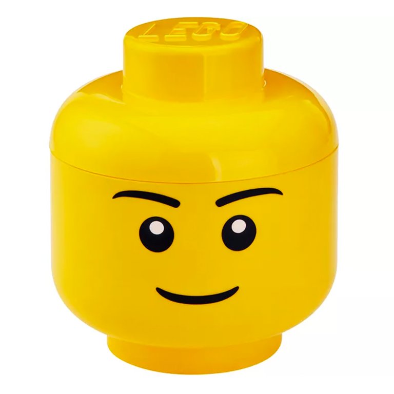 Boy Storage Head - Small - Yellow