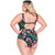 Classic Swimsuit In Cherry Tree Print