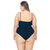 Coloured Swimsuit With Padded Cups And Wide Straps - Blue